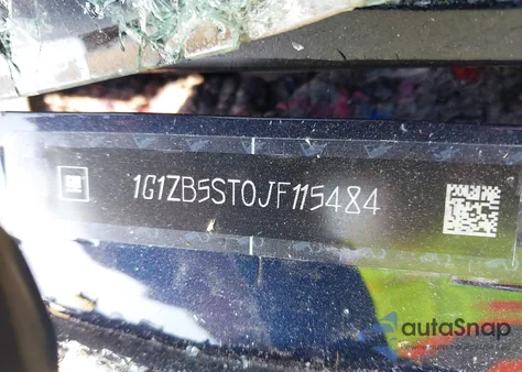 2018 Chevrolet Malibu Ls z USA, uszkodzony, nr VIN 1G1ZB5ST0JF115484